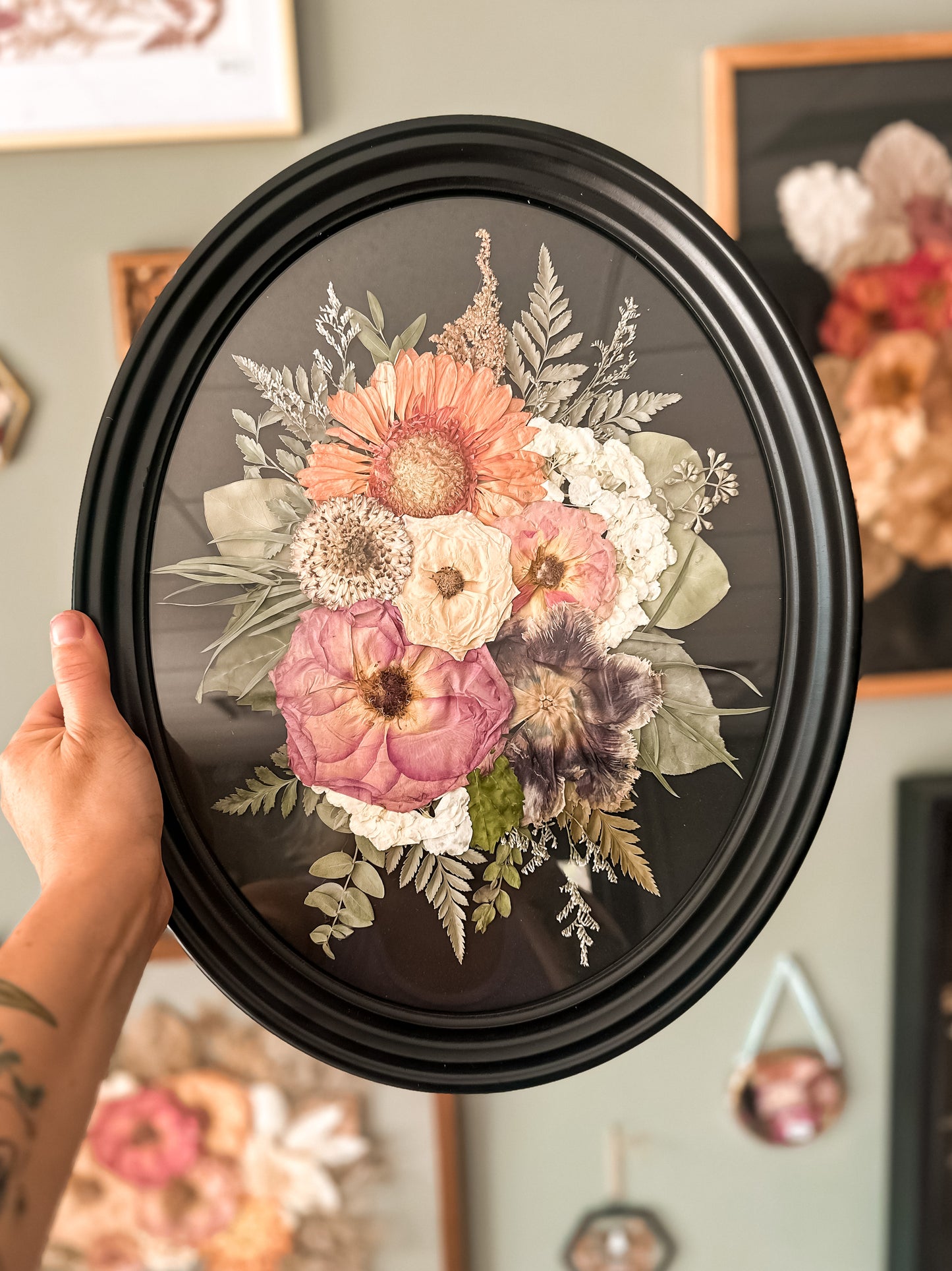 11x14 Oval Wood