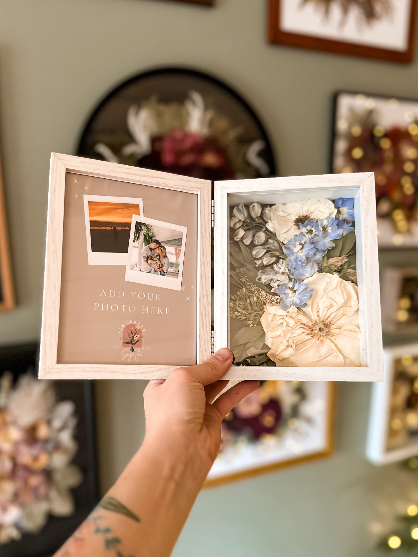 5x7 Shadow Box w/ Photo