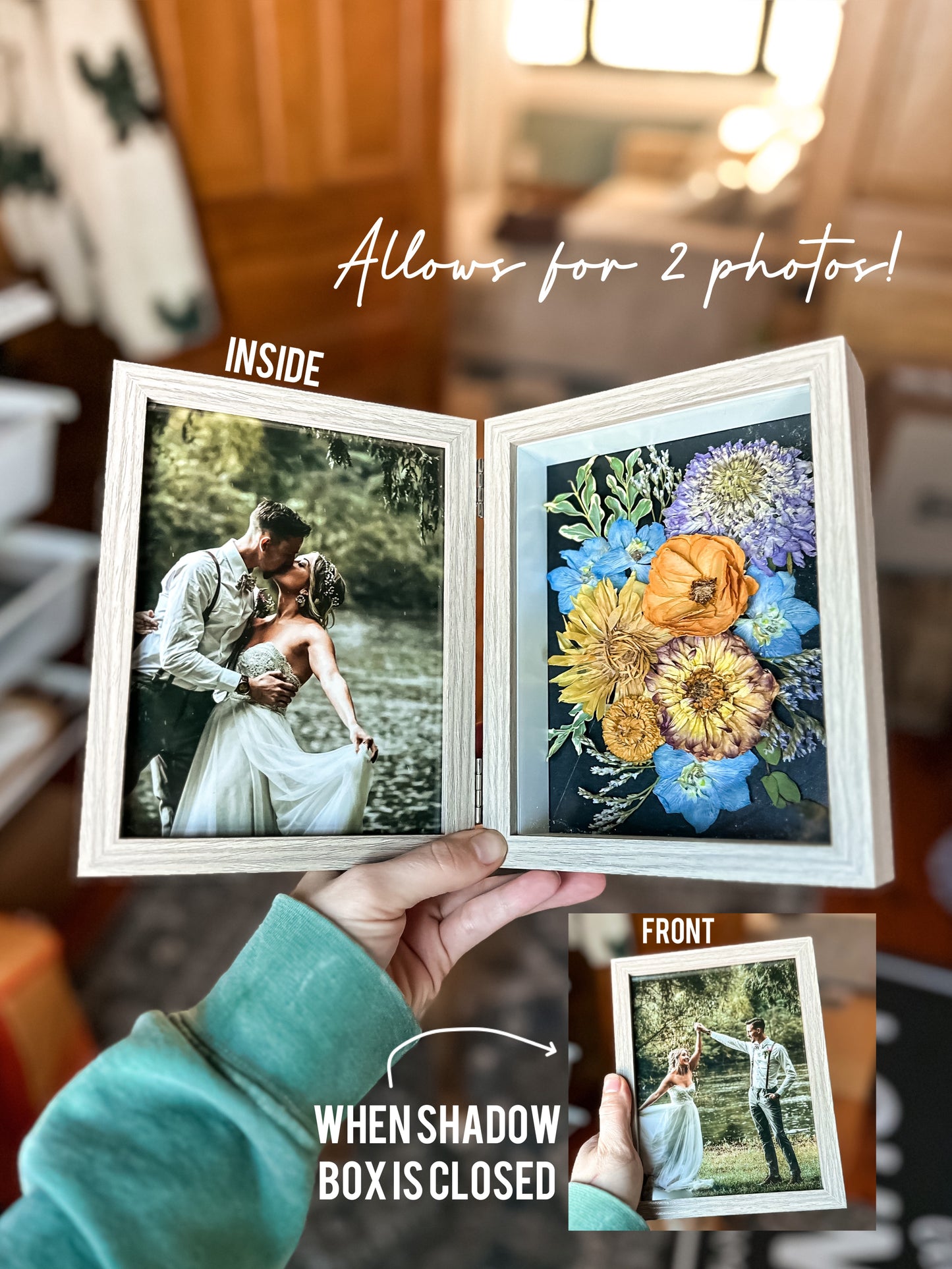 5x7 Shadow Box w/ Photo
