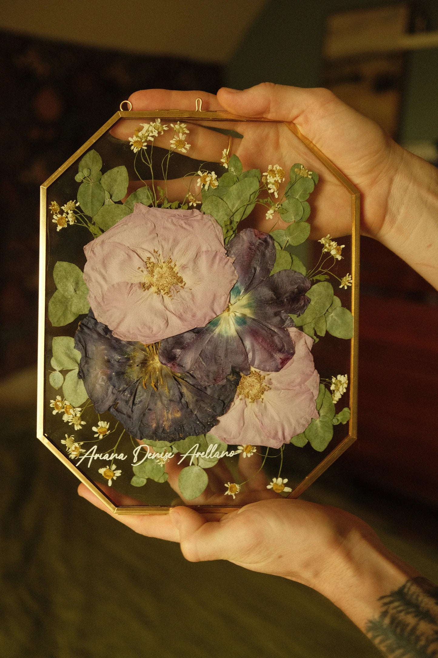 8x10 Gold Octagon