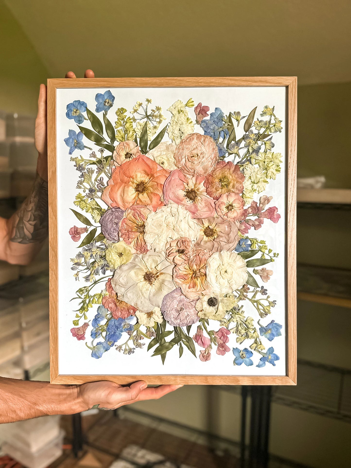 16x20 Oak Wood Frame