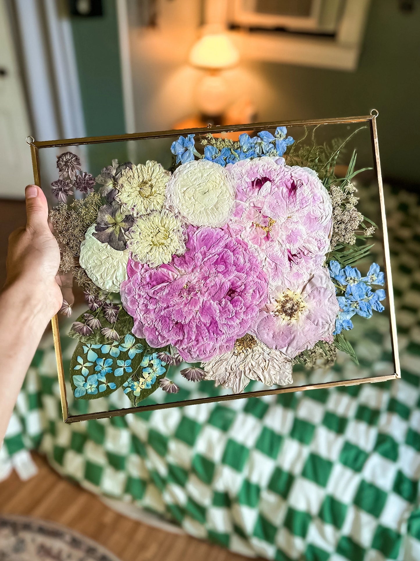 11x14 Glass on Glass Metal