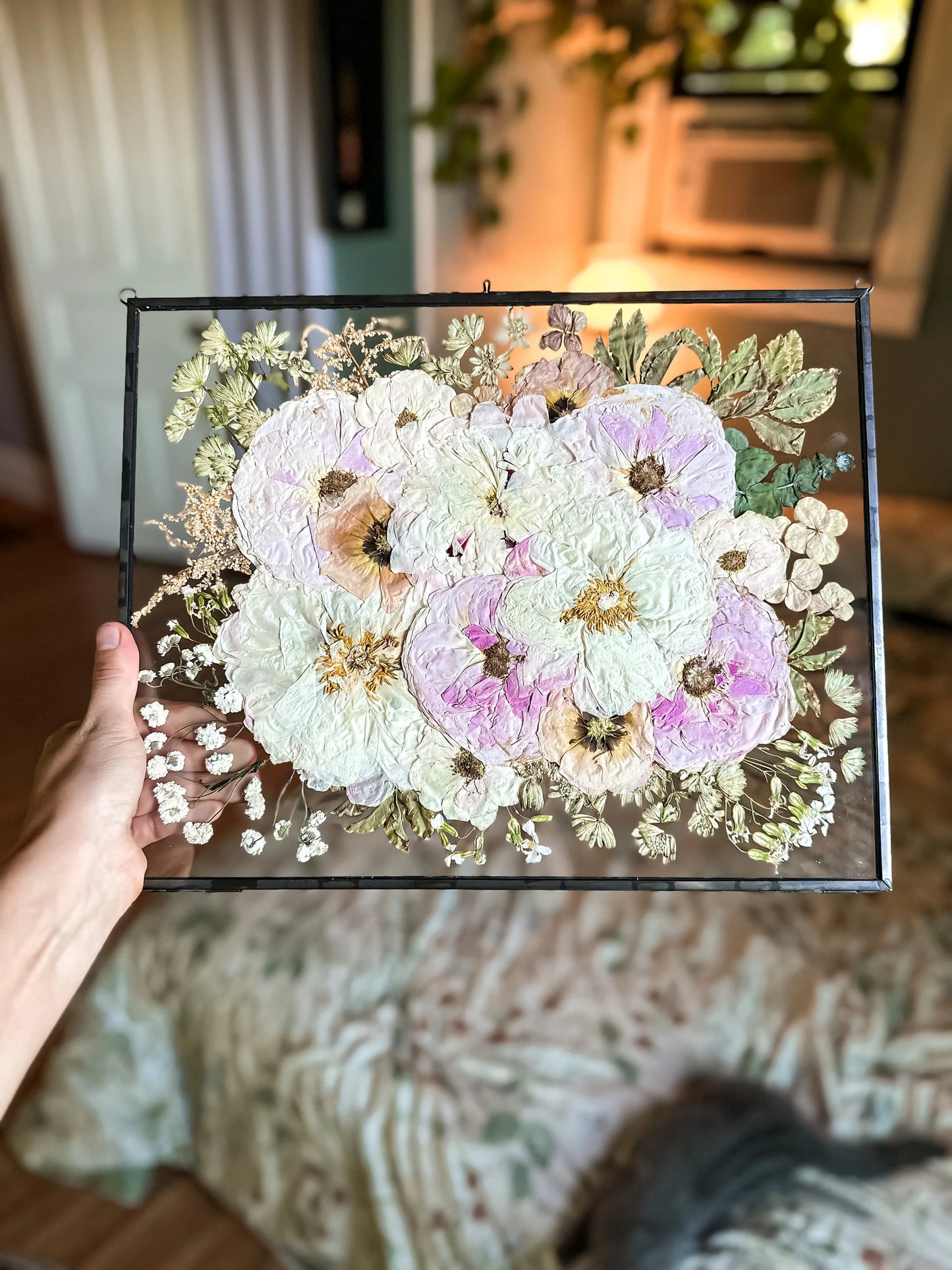 11x14 Glass on Glass Metal