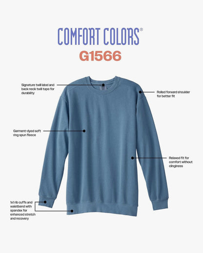 Custom Embroidered Flower Crewneck