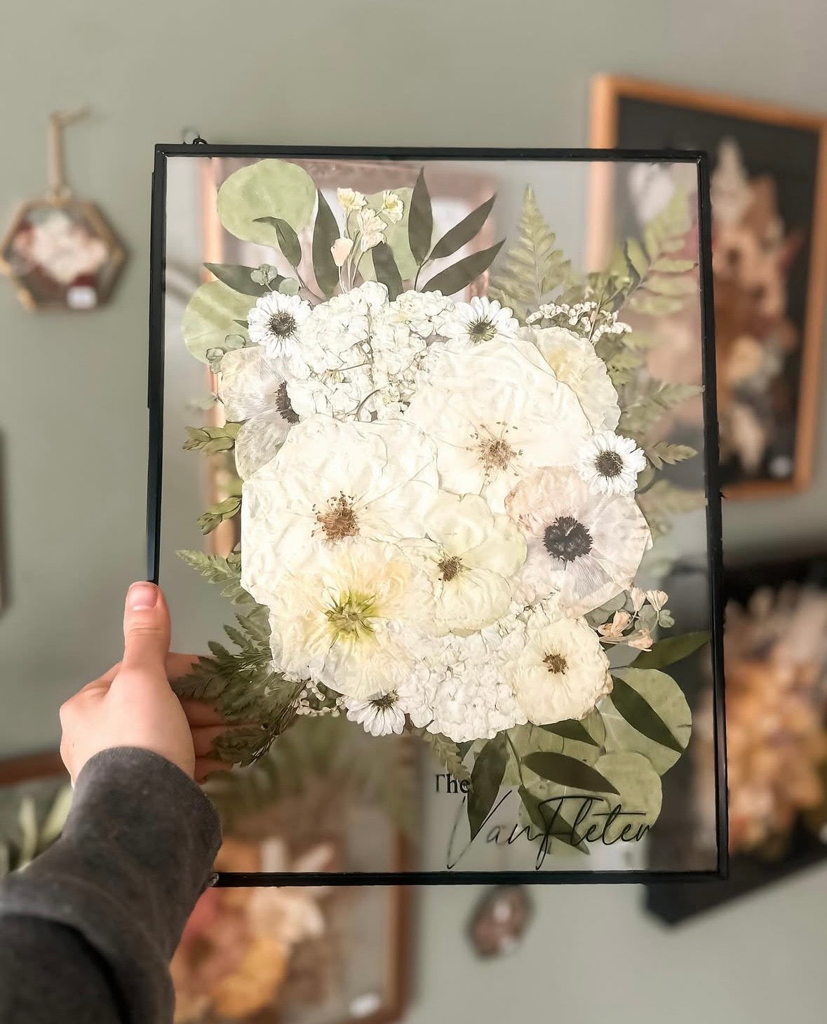 11x14 Glass on Glass Metal