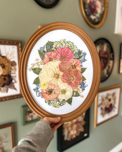 11x14 Wood Oval