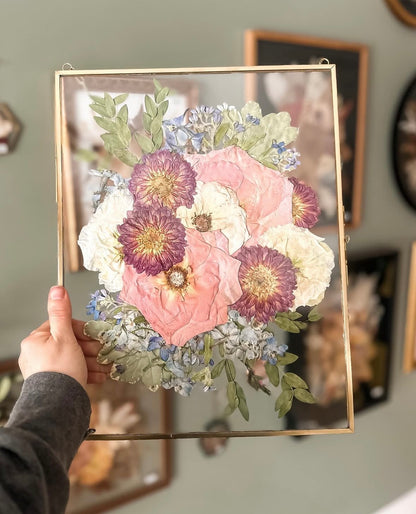 11x14 Glass on Glass Metal