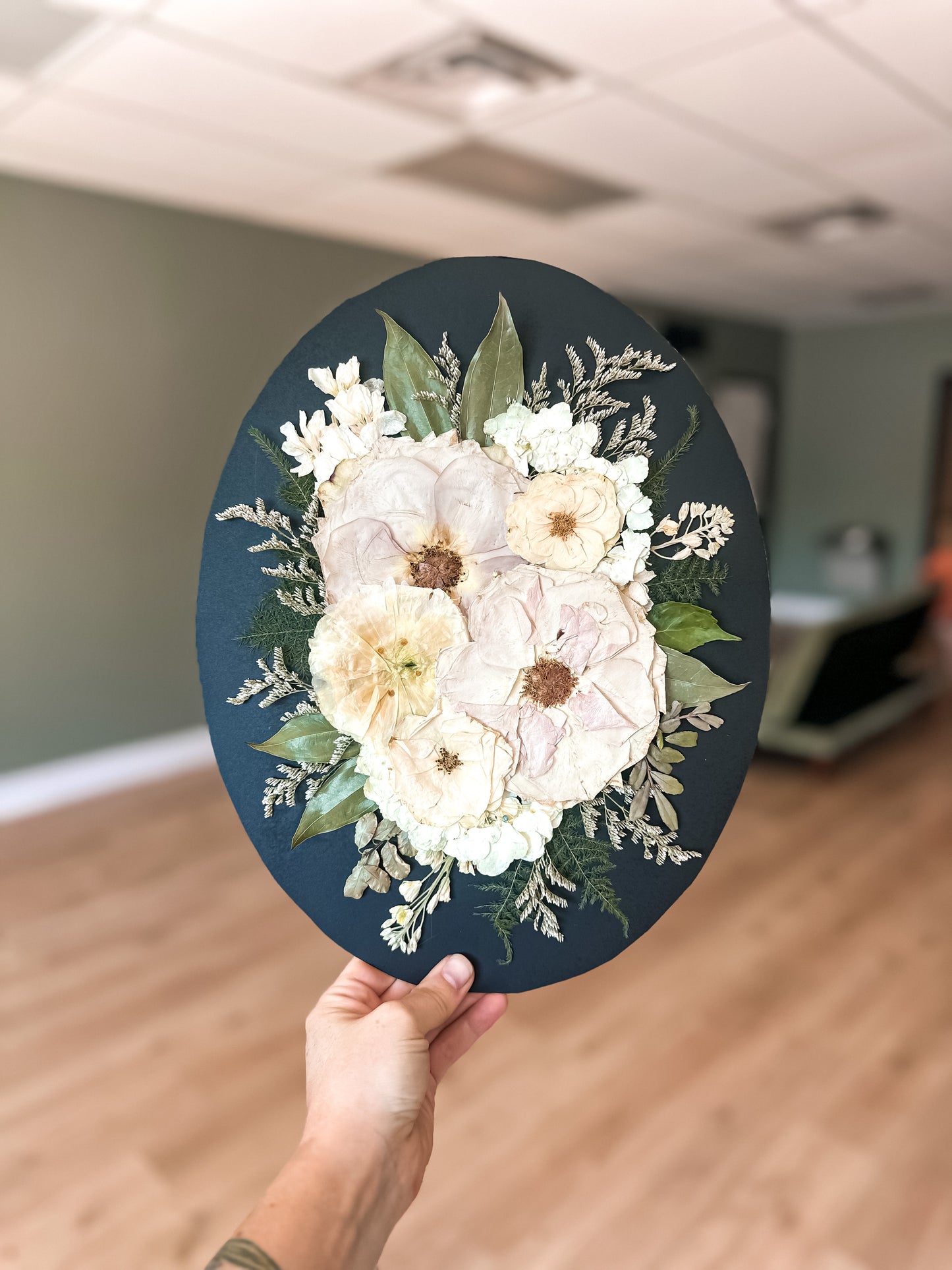 11x14 Wood Oval