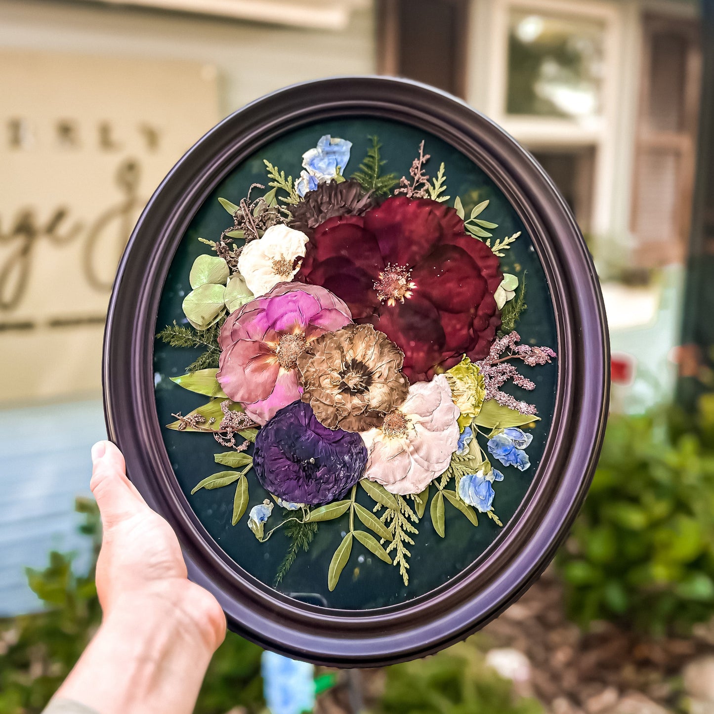11x14 Wood Oval