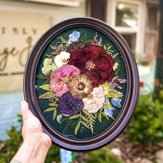 11x14 Wood Oval